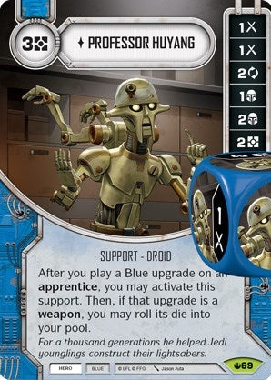 Image for Professor Huyang (Card Only) (Spark of Hope) (69) - Star Wars: Destiny
