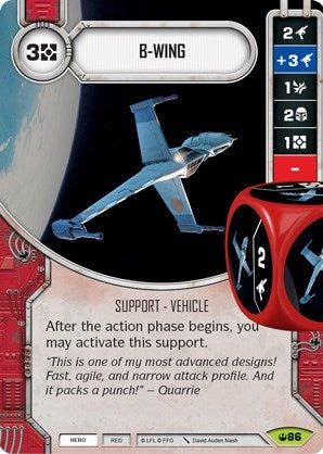 Image for B-Wing (Card Only) (Spark of Hope) (86) - Star Wars: Destiny