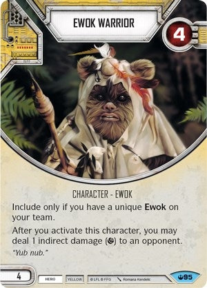 Image for Ewok Warrior (Spark of Hope) (95) - Star Wars: Destiny