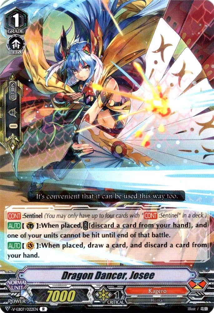 Image for Dragon Dancer, Josee (V-EB07: The Heroic Evolution) (V-EB07/022EN) - Cardfight Vanguard