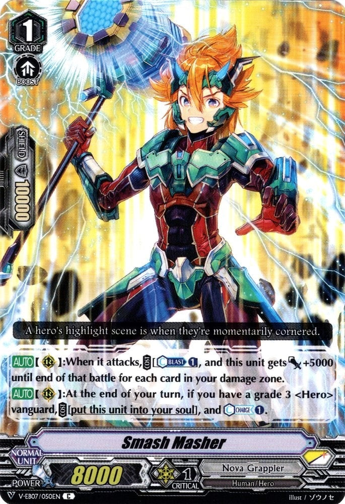 Image for Smash Masher (V-EB07: The Heroic Evolution) (V-EB07/050EN) - Cardfight Vanguard