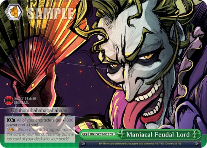 Image for Maniacal Feudal Lord (Batman Ninja) (BNJ/SX01-032 CR) - Weiss Schwarz