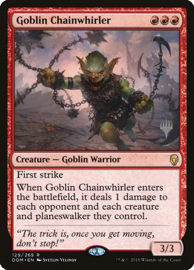 Image for Goblin Chainwhirler (Promo Pack: Core Set 2020) (129) - Magic: The Gathering