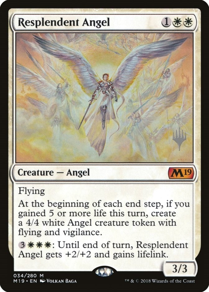 Image for Resplendent Angel (Promo Pack: Core Set 2020) (34) - Magic: The Gathering