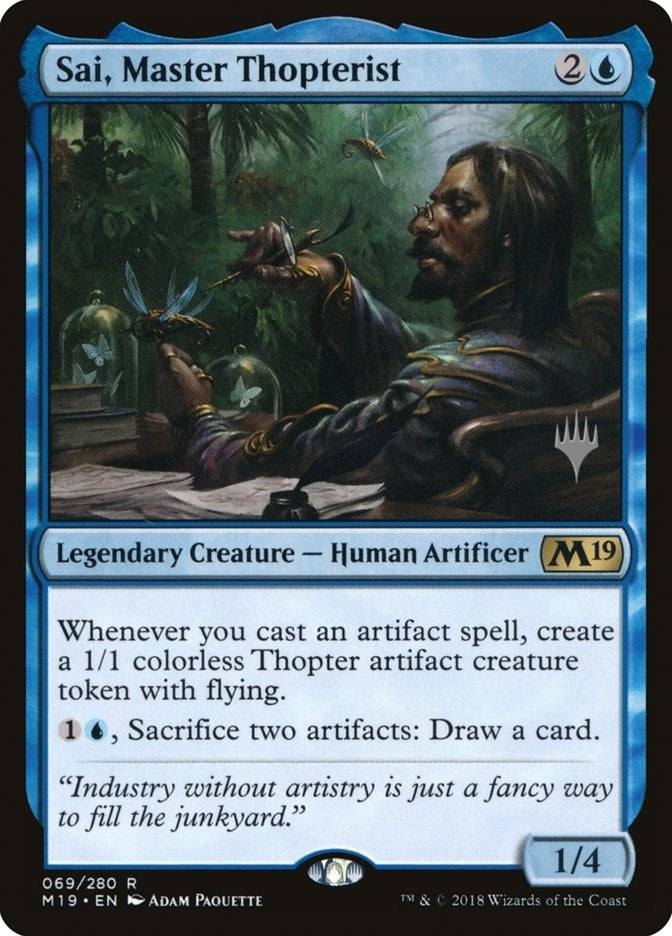 Image for Sai, Master Thopterist (Promo Pack: Core Set 2020) (69) - Magic: The Gathering