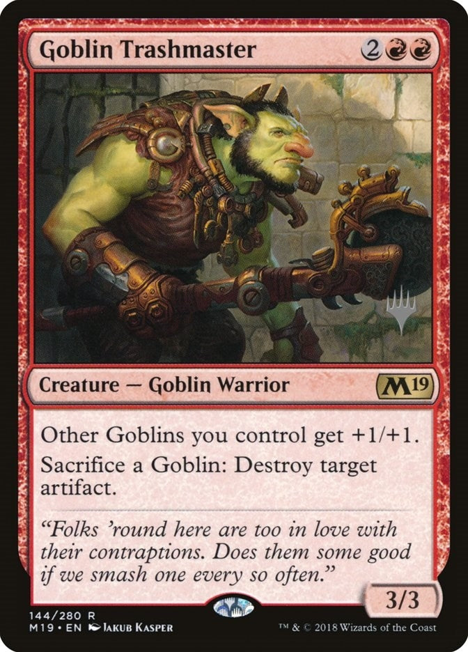Image for Goblin Trashmaster (Promo Pack: Core Set 2020) (144) - Magic: The Gathering