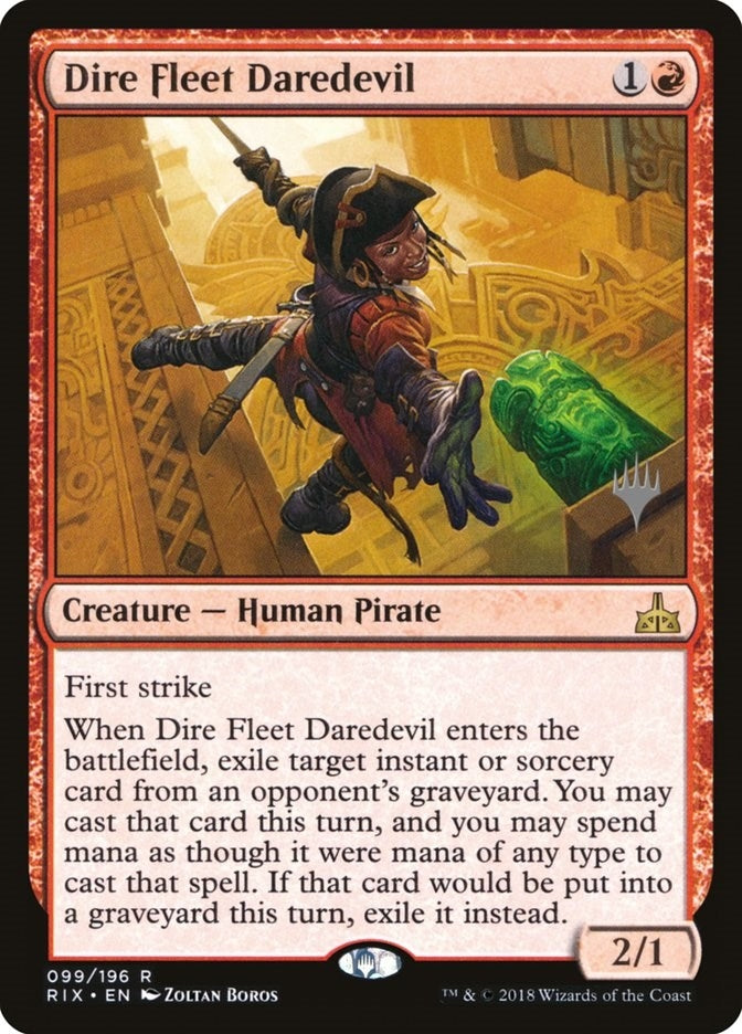 Image for Dire Fleet Daredevil (Promo Pack: Core Set 2020) (99) - Magic: The Gathering