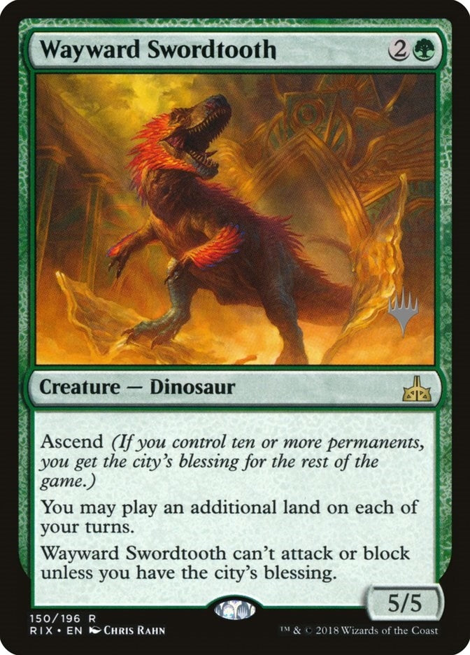 Image for Wayward Swordtooth (Promo Pack: Core Set 2020) (150) - Magic: The Gathering