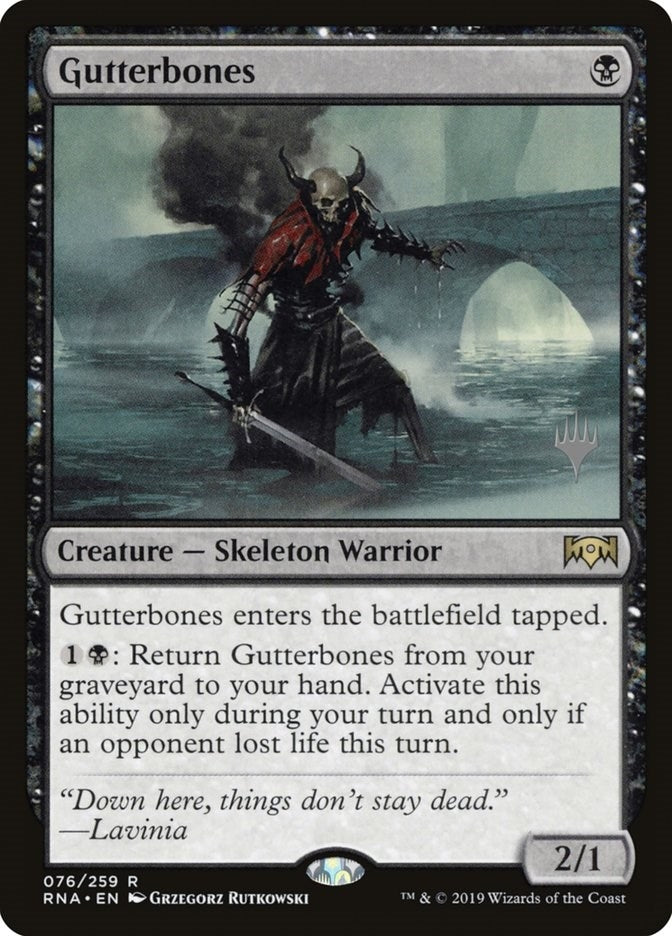 Image for Gutterbones (Promo Pack: Core Set 2020) (76) - Magic: The Gathering