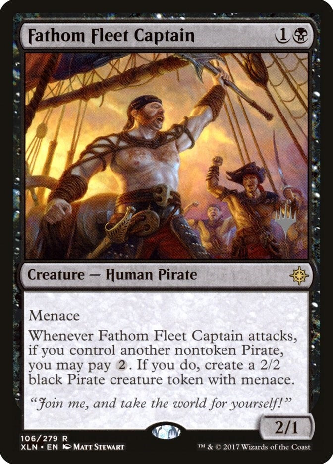Image for Fathom Fleet Captain (Promo Pack: Core Set 2020) (106) - Magic: The Gathering