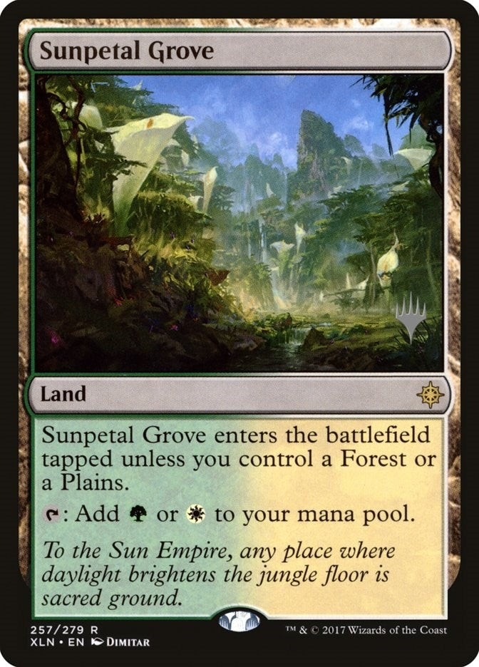 Image for Sunpetal Grove (Promo Pack: Core Set 2020) (257) - Magic: The Gathering