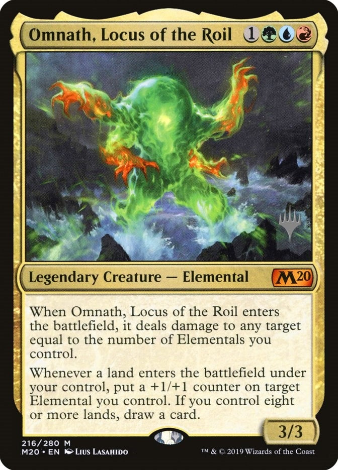Image for Omnath, Locus of the Roil (Promo Pack: Core Set 2020) (216) - Magic: The Gathering