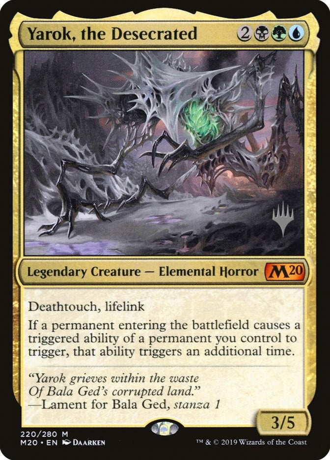 Image for Yarok, the Desecrated (Promo Pack: Core Set 2020) (220) - Magic: The Gathering