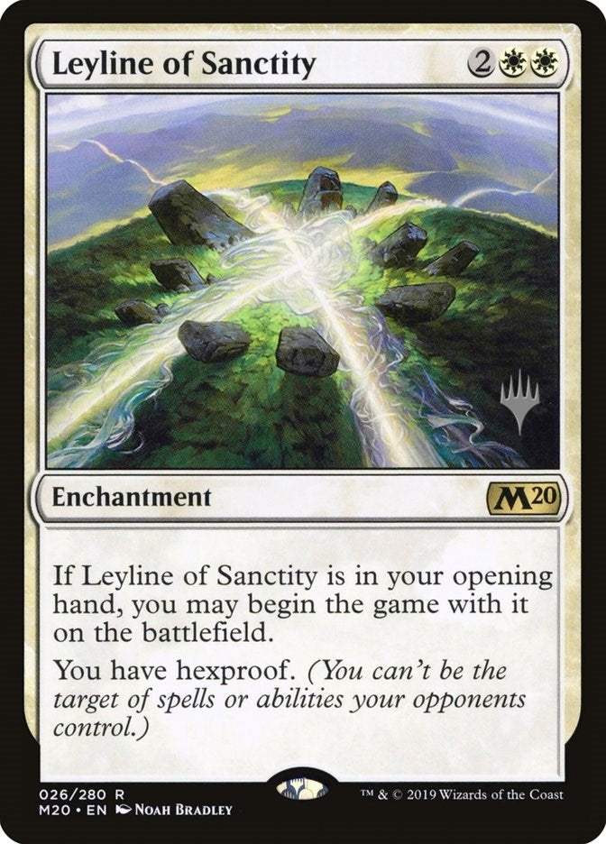 Image for Leyline of Sanctity (Promo Pack: Core Set 2020) (26) - Magic: The Gathering