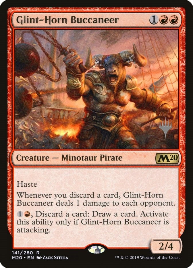Image for Glint-Horn Buccaneer (Promo Pack: Core Set 2020) (141) - Magic: The Gathering