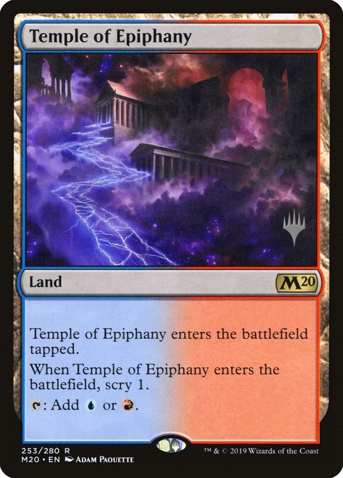 Image for Temple of Epiphany (Promo Pack: Core Set 2020) (253) - Magic: The Gathering