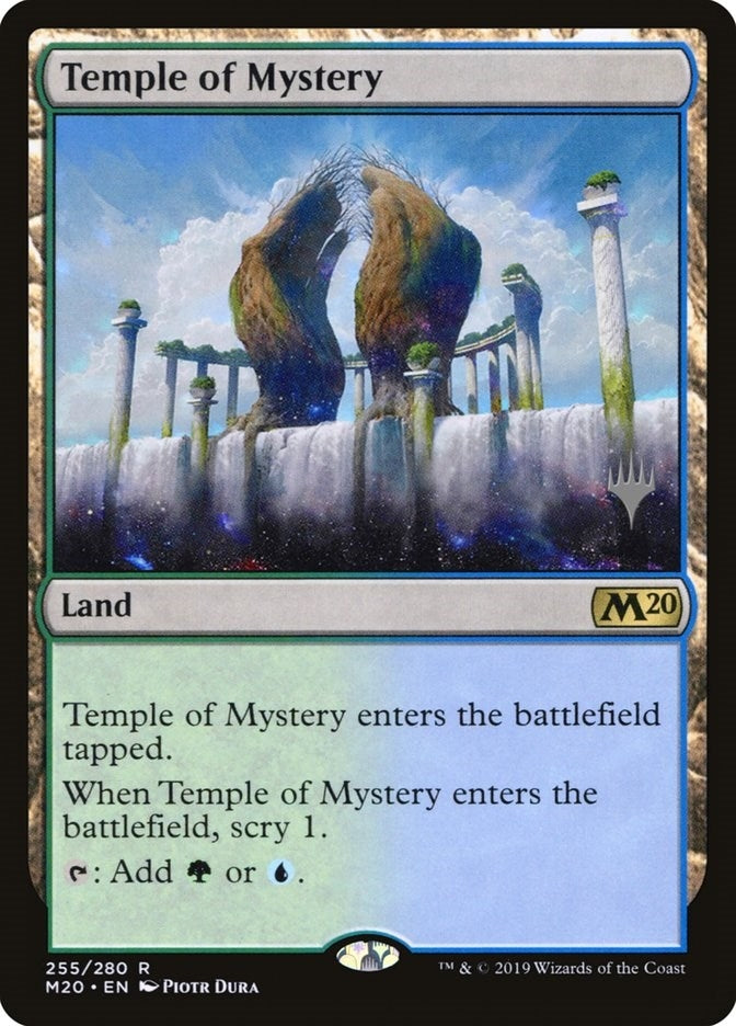 Image for Temple of Mystery (Promo Pack: Core Set 2020) (255) - Magic: The Gathering