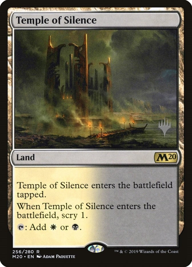 Image for Temple of Silence (Promo Pack: Core Set 2020) (256) - Magic: The Gathering