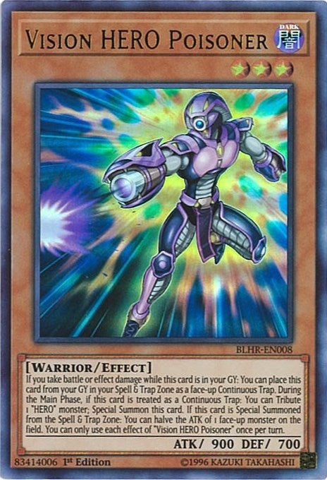 Image for Vision HERO Poisoner (Battles of Legend: Hero's Revenge) (BLHR-EN008) - YuGiOh