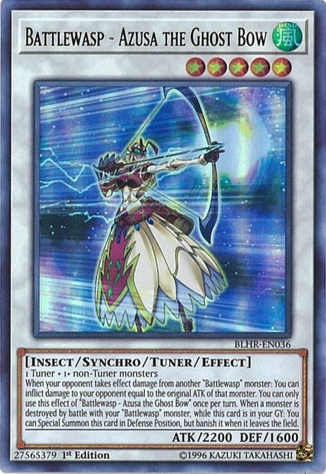 Image for Battlewasp - Azusa the Ghost Bow (Battles of Legend: Hero's Revenge) (BLHR-EN036) - YuGiOh