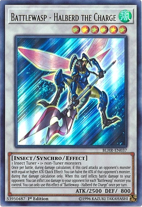 Image for Battlewasp - Halberd the Charge (Battles of Legend: Hero's Revenge) (BLHR-EN037) - YuGiOh