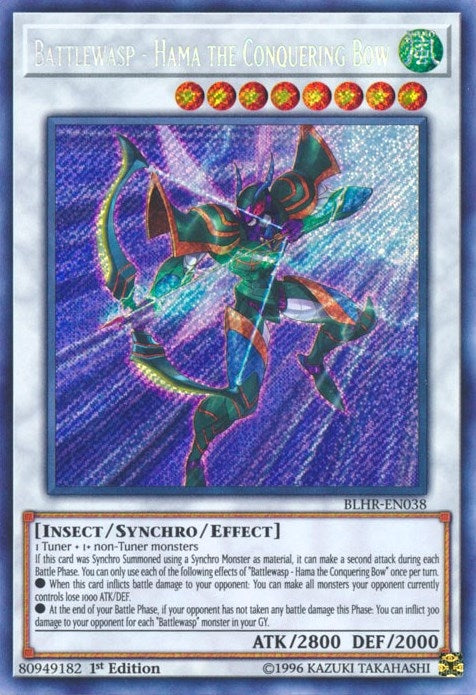 Image for Battlewasp - Hama the Conquering Bow (Battles of Legend: Hero's Revenge) (BLHR-EN038) - YuGiOh