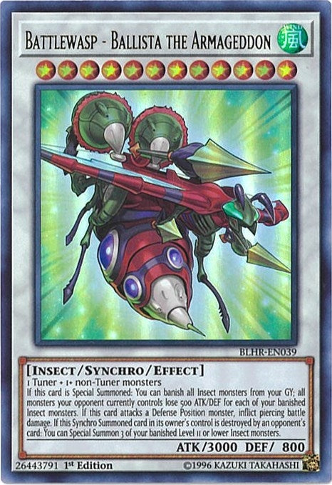 Image for Battlewasp - Ballista the Armageddon (Battles of Legend: Hero's Revenge) (BLHR-EN039) - YuGiOh