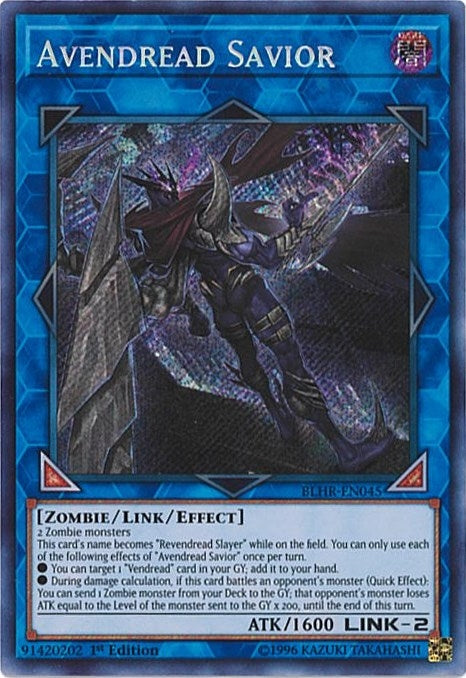 Image for Avendread Savior (Battles of Legend: Hero's Revenge) (BLHR-EN045) - YuGiOh