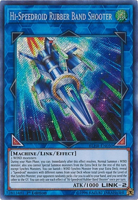 Image for Hi-Speedroid Rubber Band Shooter (Battles of Legend: Hero's Revenge) (BLHR-EN050) - YuGiOh