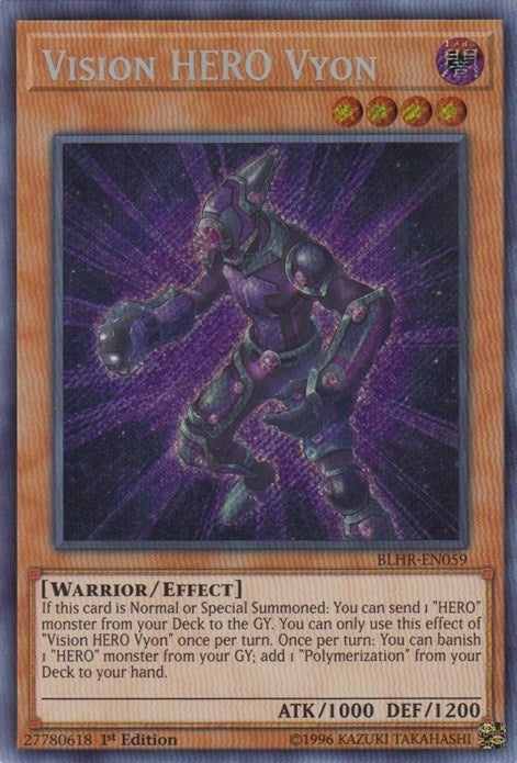 Image for Vision HERO Vyon (Battles of Legend: Hero's Revenge) (BLHR-EN059) - YuGiOh