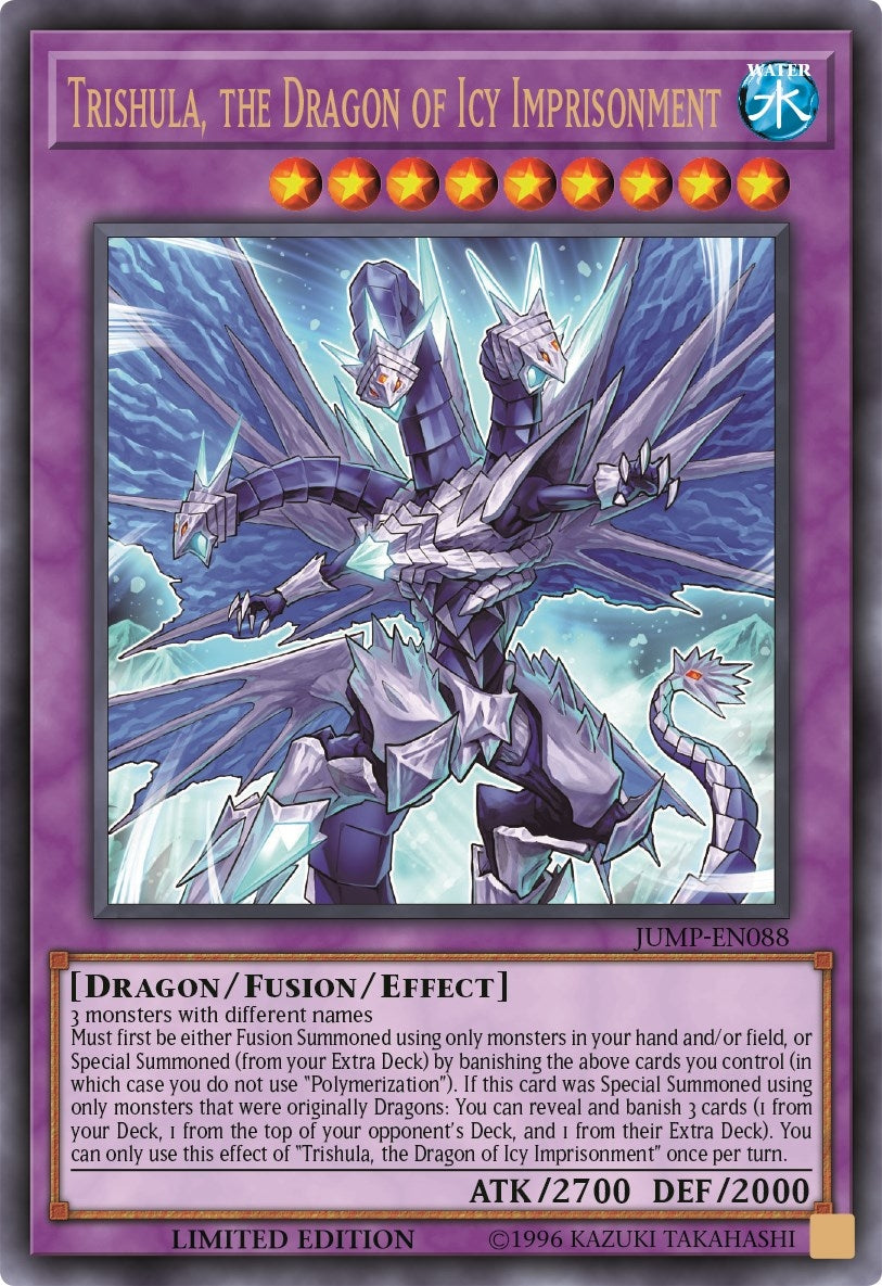 Image for Trishula, the Dragon of Icy Imprisonment (Shonen Jump Magazine Promos) (JUMP-EN088) - YuGiOh