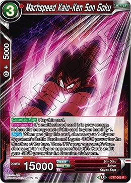 Image for Machspeed Kaio-Ken Son Goku (Assault of the Saiyans) (BT7-005) - Dragon Ball Super: Masters