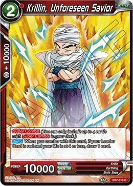 Image for Krillin, Unforeseen Savior (Assault of the Saiyans) (BT7-013) - Dragon Ball Super: Masters