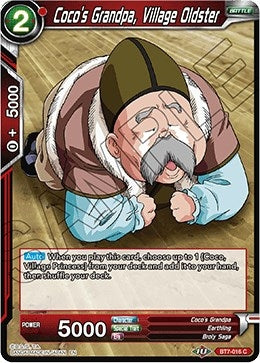 Image for Coco's Grandpa, Village Oldster (Assault of the Saiyans) (BT7-016) - Dragon Ball Super: Masters