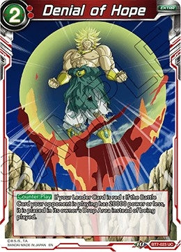 Image for Denial of Hope (Assault of the Saiyans) (BT7-023) - Dragon Ball Super: Masters