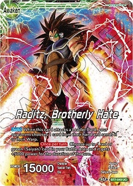 Image for Raditz // Raditz, Brotherly Hate (Assault of the Saiyans) (BT7-049) - Dragon Ball Super: Masters