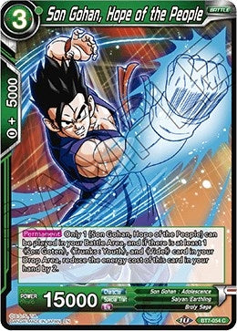 Image for Son Gohan, Hope of the People (Assault of the Saiyans) (BT7-054) - Dragon Ball Super: Masters