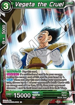 Image for Vegeta the Cruel (Assault of the Saiyans) (BT7-058) - Dragon Ball Super: Masters