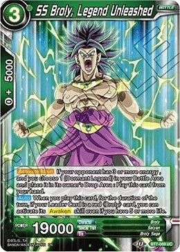 Image for SS Broly, Legend Unleashed (Assault of the Saiyans) (BT7-069) - Dragon Ball Super: Masters