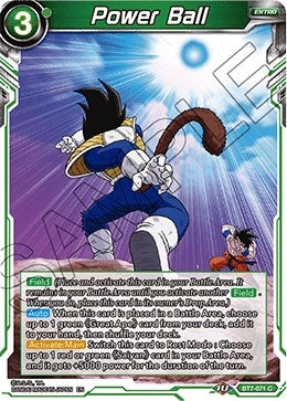 Image for Power Ball (Assault of the Saiyans) (BT7-071) - Dragon Ball Super: Masters