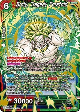 Image for Broly, Tragedy Foretold (Assault of the Saiyans) (BT7-115) - Dragon Ball Super: Masters