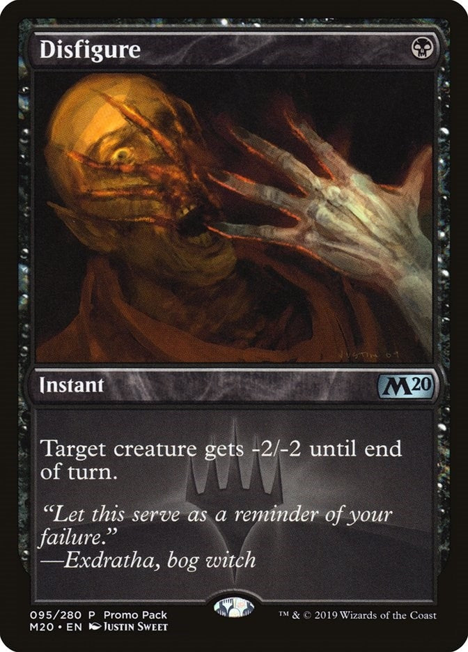Image for Disfigure (Promo Pack: Core Set 2020) (95) - Magic: The Gathering