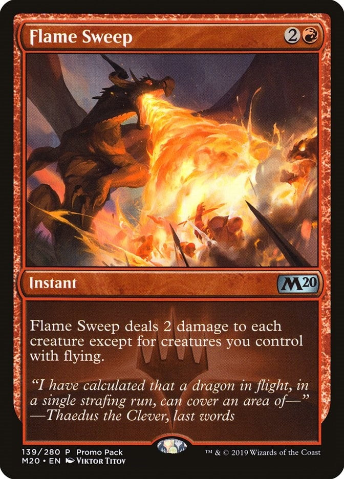Image for Flame Sweep (Promo Pack: Core Set 2020) (139) - Magic: The Gathering