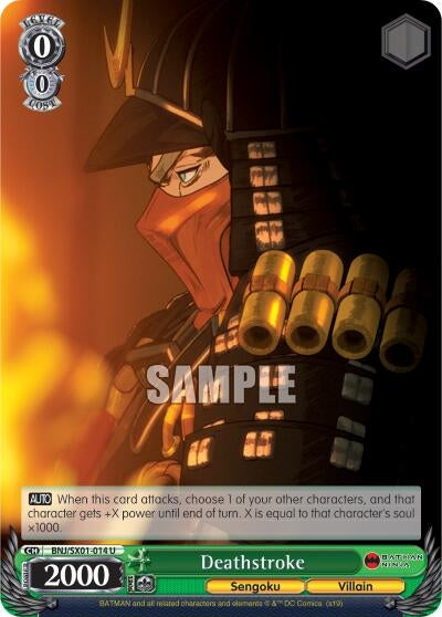 Image for Deathstroke (Batman Ninja) (BNJ/SX01-014 U) - Weiss Schwarz