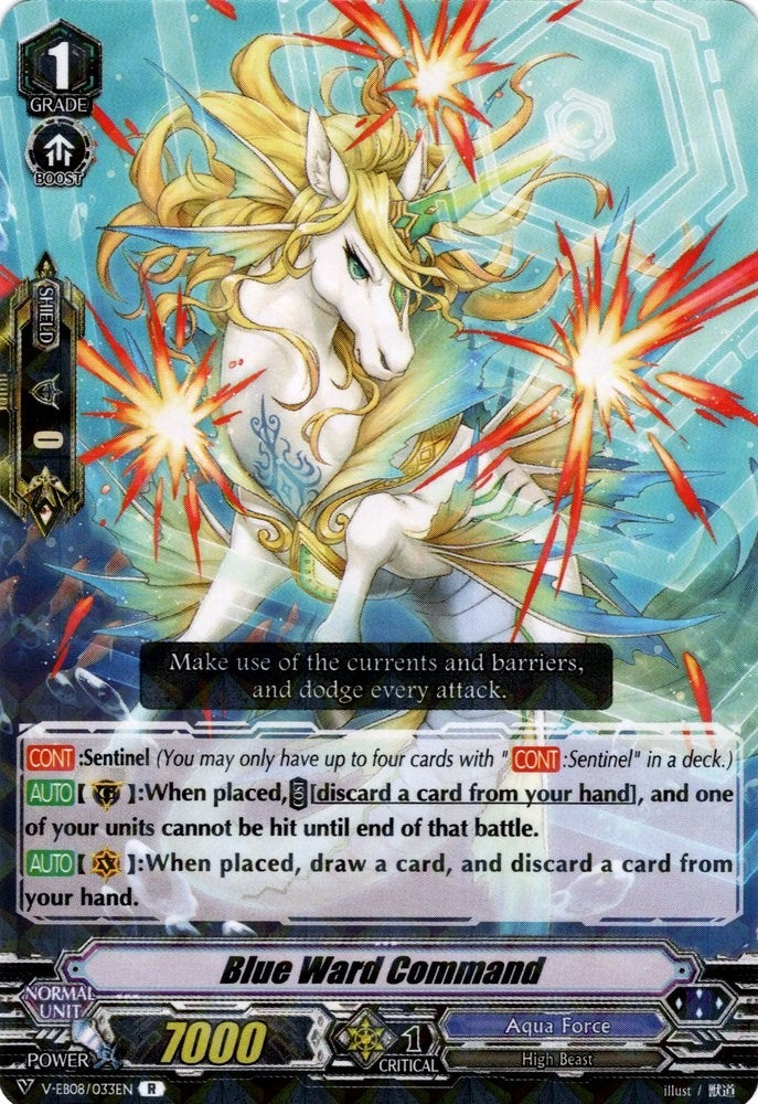 Image for Blue Ward Command (V-EB08: My Glorious Justice) (V-EB08/033EN) - Cardfight Vanguard