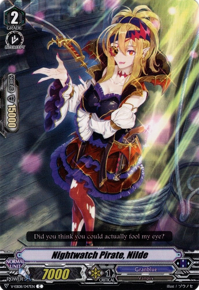 Image for Nightwatch Pirate, Nilde (V-EB08: My Glorious Justice) (V-EB08/047EN) - Cardfight Vanguard