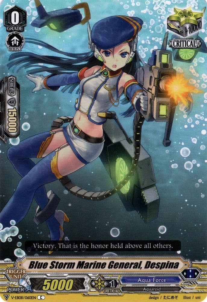 Image for Blue Storm Marine General, Despina (V-EB08: My Glorious Justice) (V-EB08/060EN) - Cardfight Vanguard