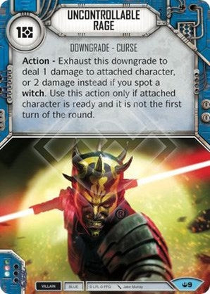 Image for Uncontrollable Rage (Spark of Hope) (9) - Star Wars: Destiny