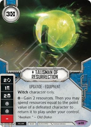 Image for Talisman Of Resurrection (Card Only) (Spark of Hope) (19) - Star Wars: Destiny