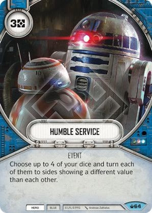 Image for Humble Service (Spark of Hope) (64) - Star Wars: Destiny